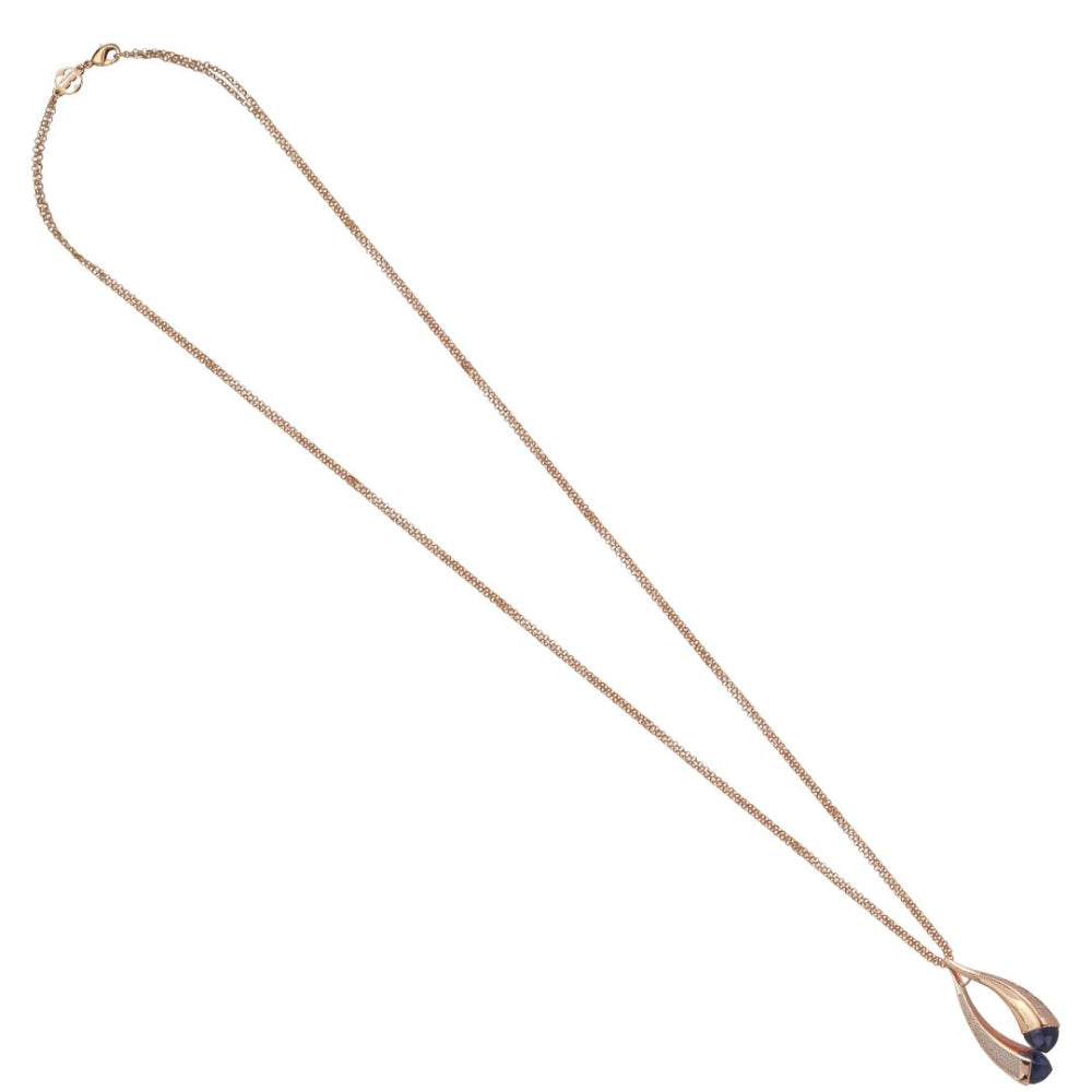 Shop online premium rose gold pendant necklace with colored crystals and sparkling cubic zirconia stones.