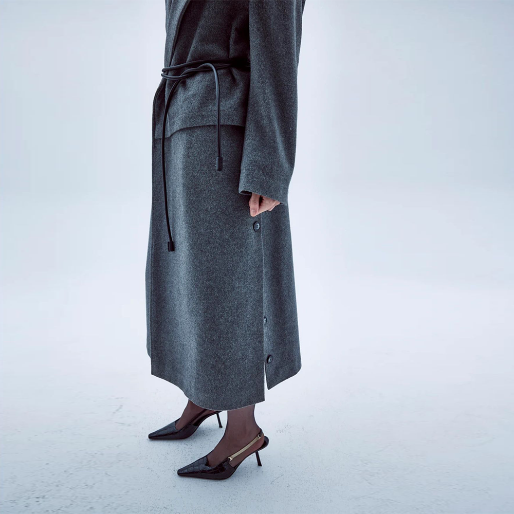 Isha Wool Coat at our clothing shop adds timeless beauty to your look. Shop Now!