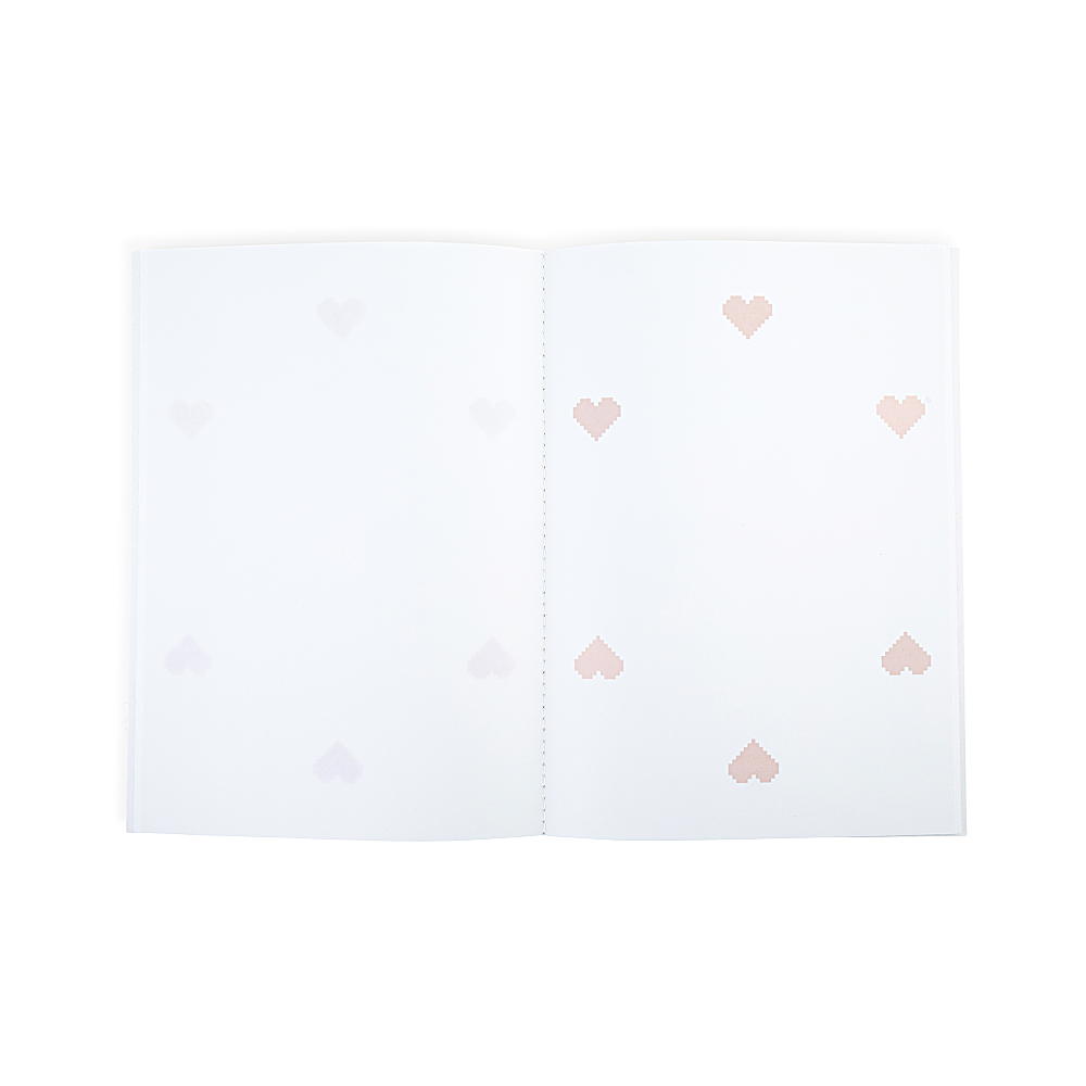 Discover the Jack of My Hearts Notebook at The Luxe Maison, featuring a Lego-inspired design, translucent vellum cover, and premium writing pages. Made in Dubai.