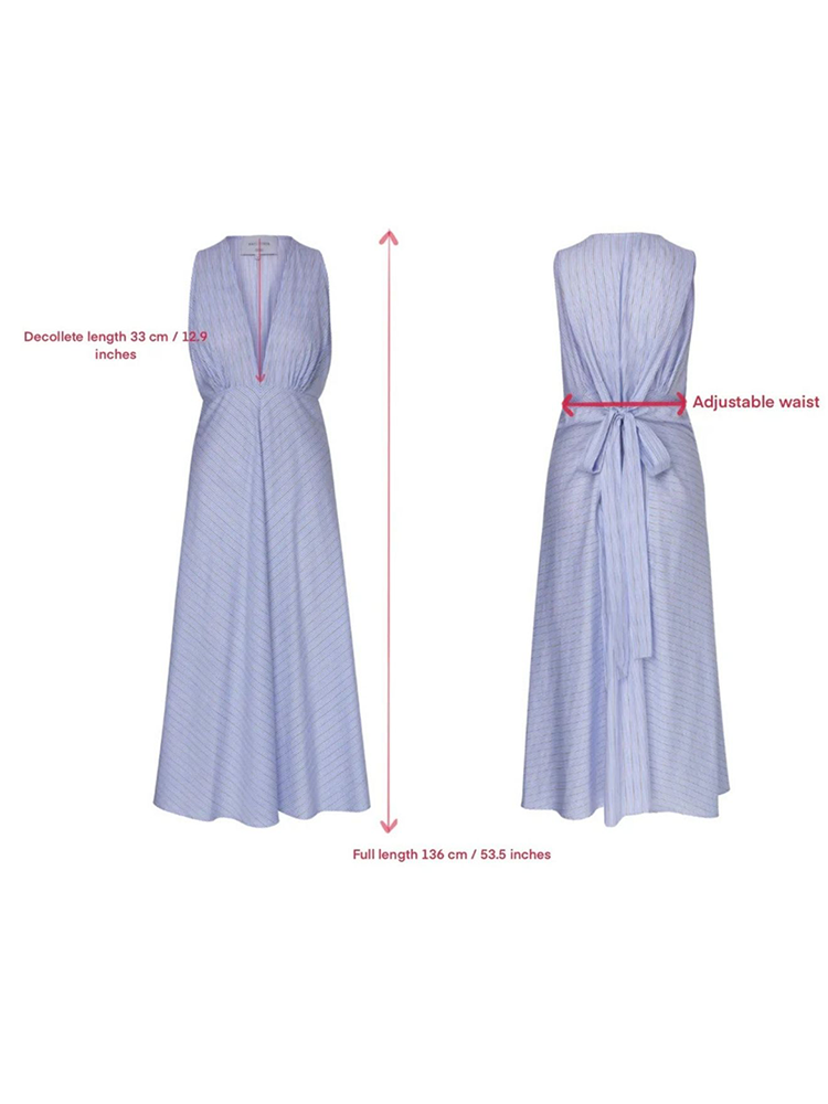 Jain Tie Back Dress in Cotton