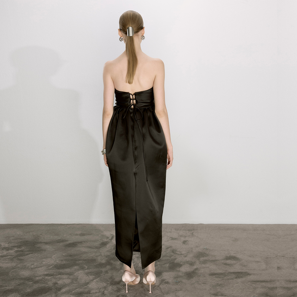 Jeanne Balloon Midi Dress