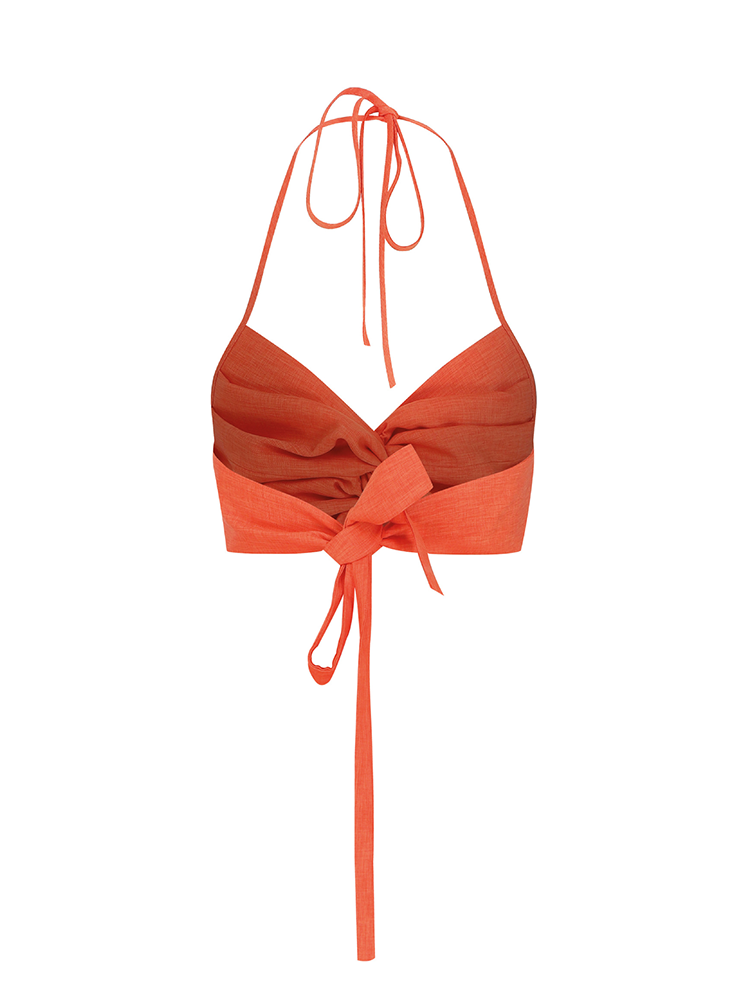 June Top in Spicy Orange