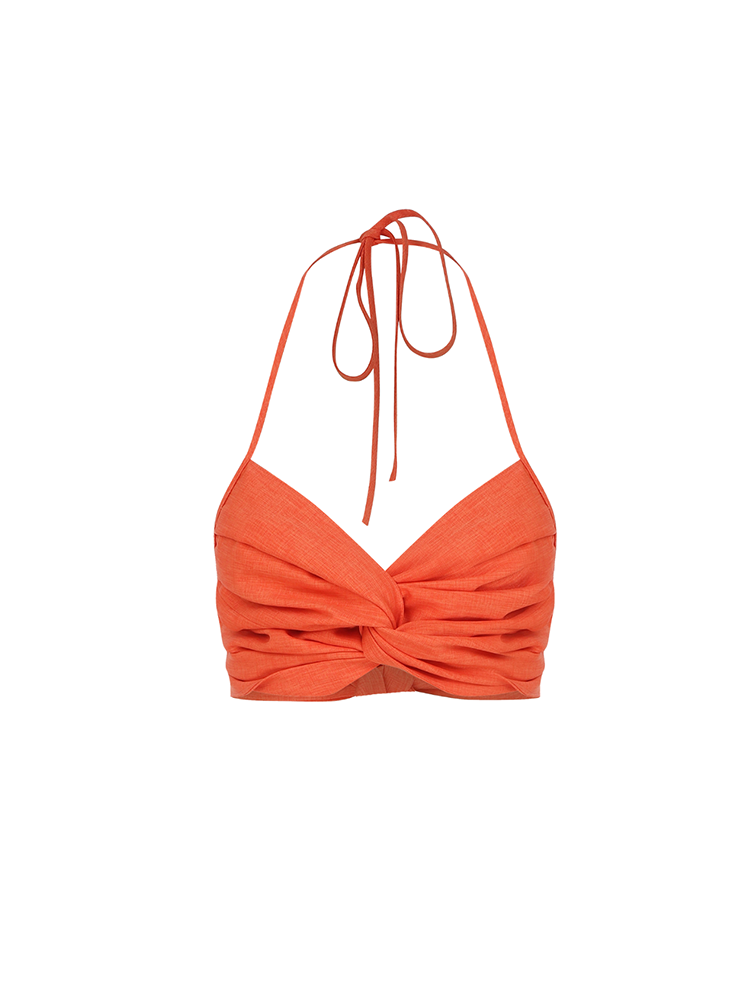 June Top in Spicy Orange