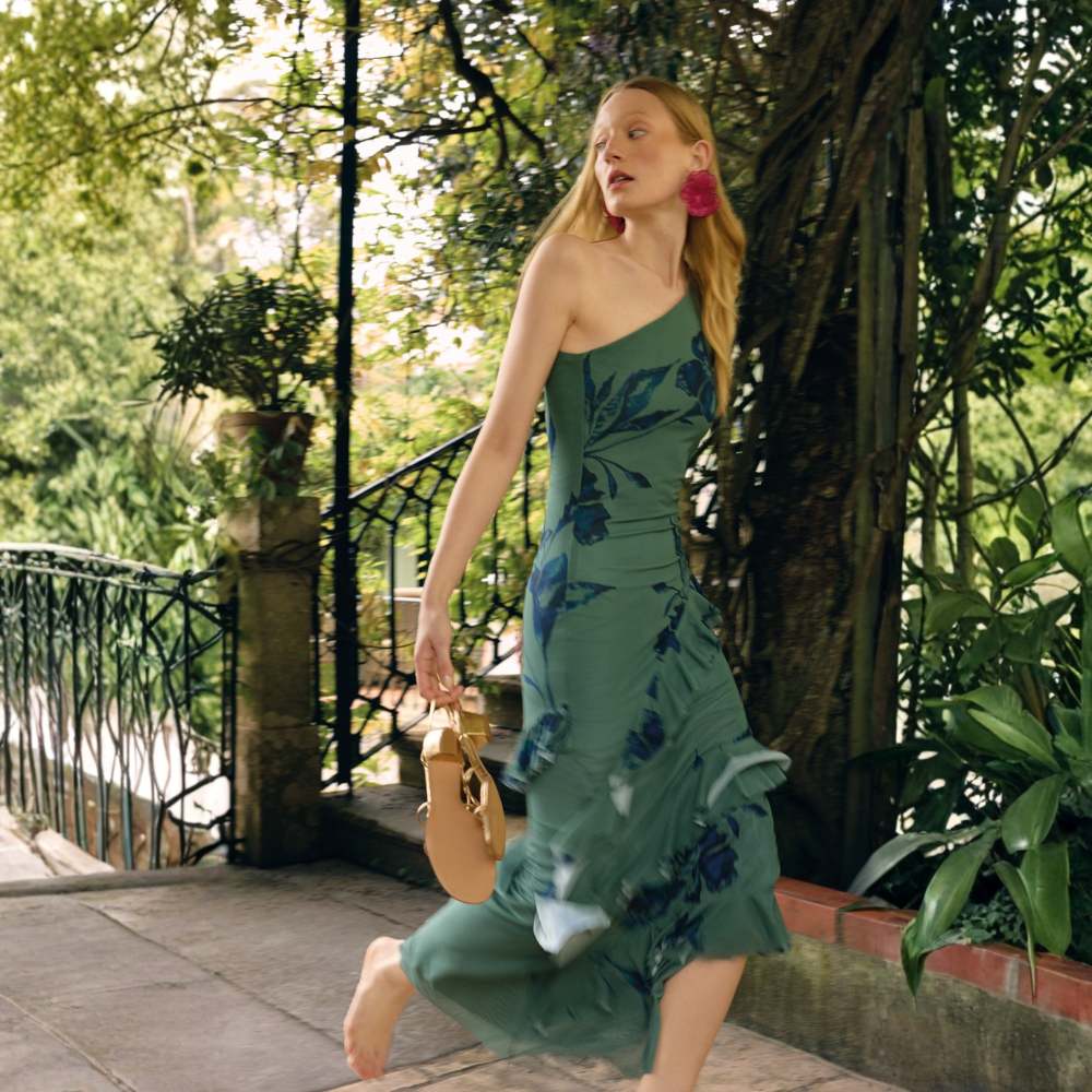 LD Long Dress Glowvine Green