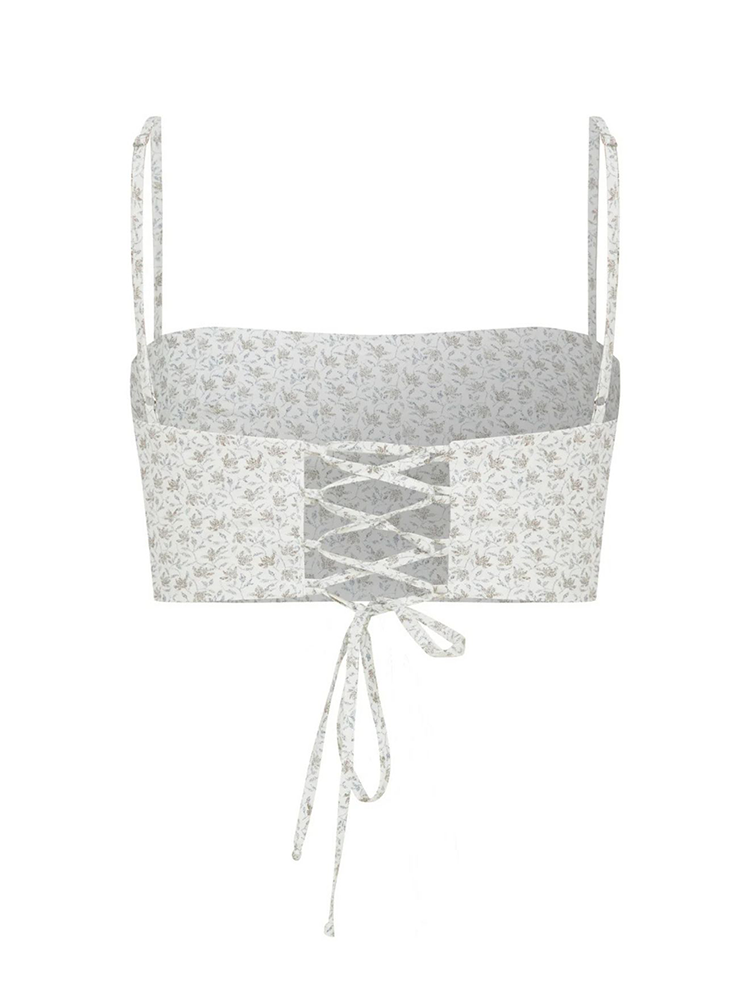 Lalia Printed Cotton Top