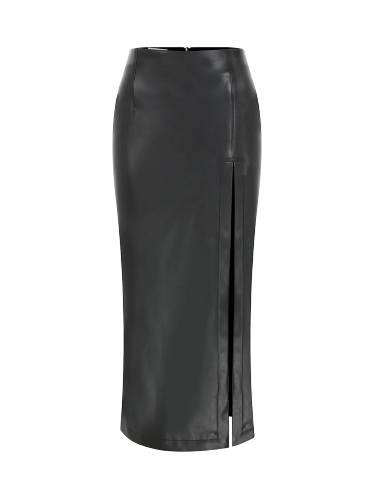 Lea Vegan Leather Skirt