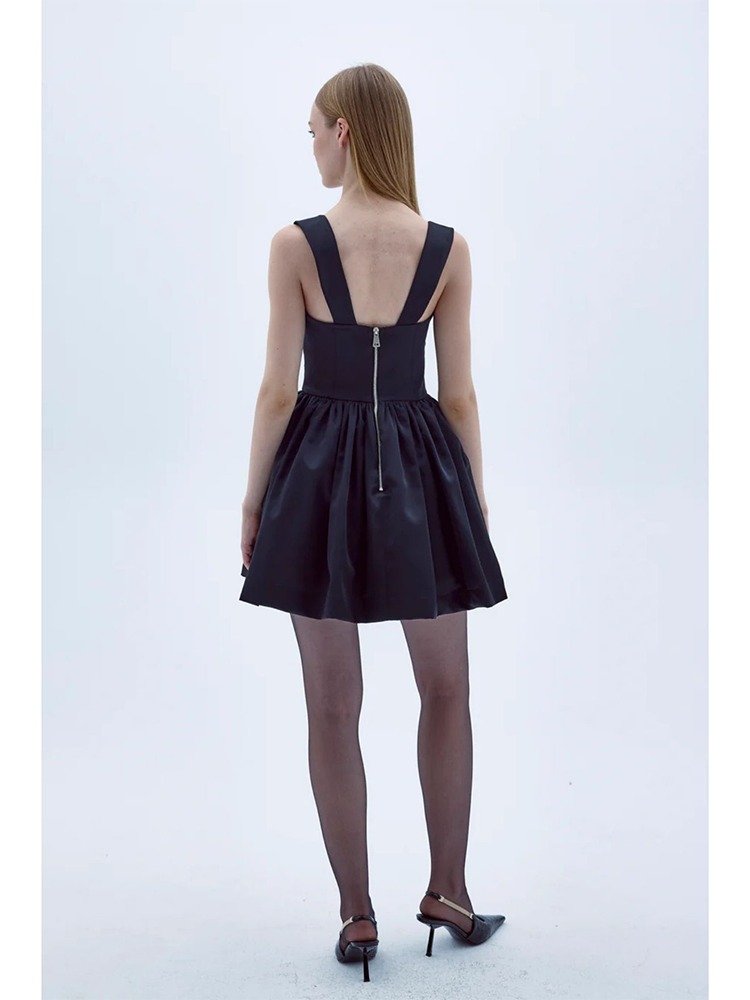 Leanne Satin Mini Dress