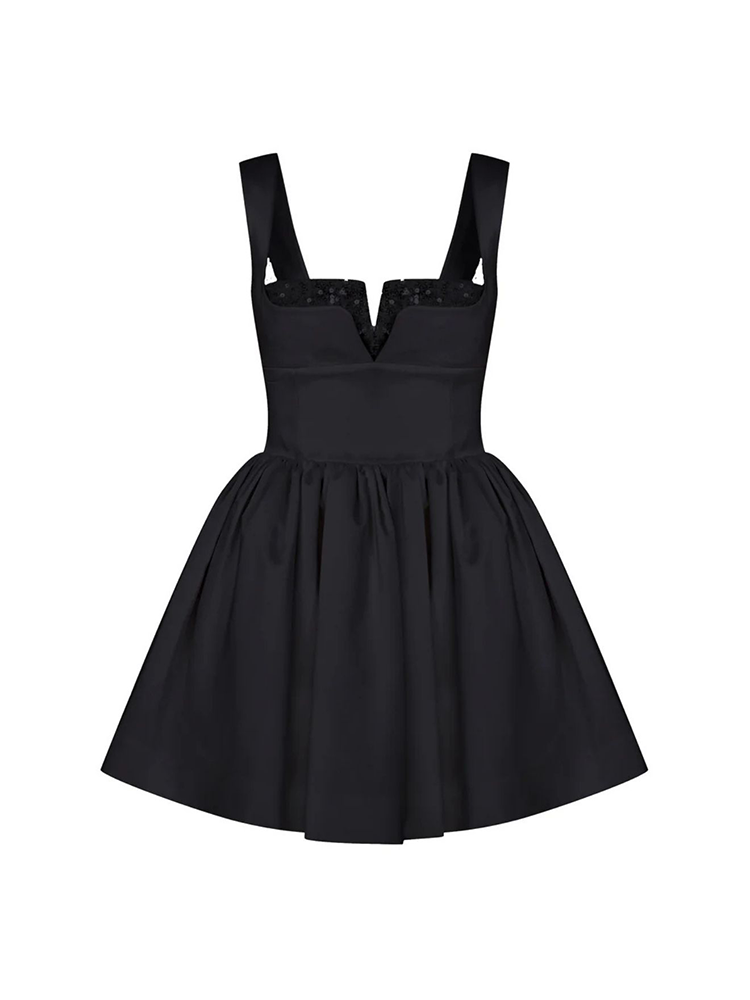 Leanne Satin Mini Dress