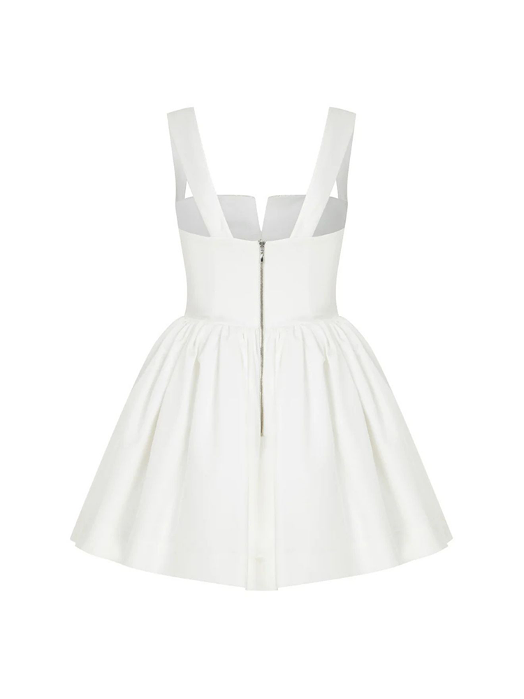 Leanne Satin Mini Dress