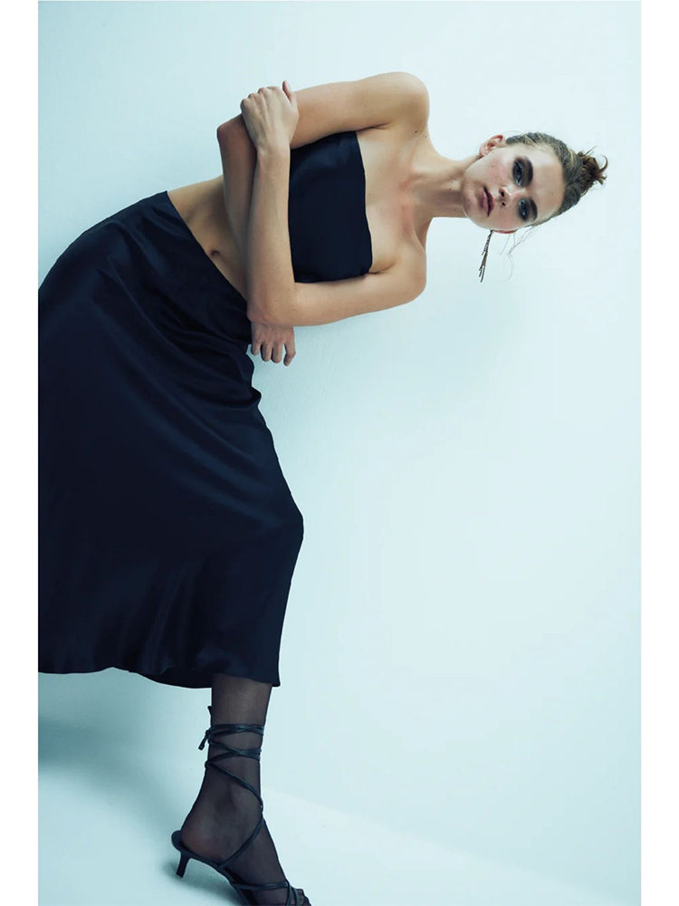 Lia Satin Maxi Skirt