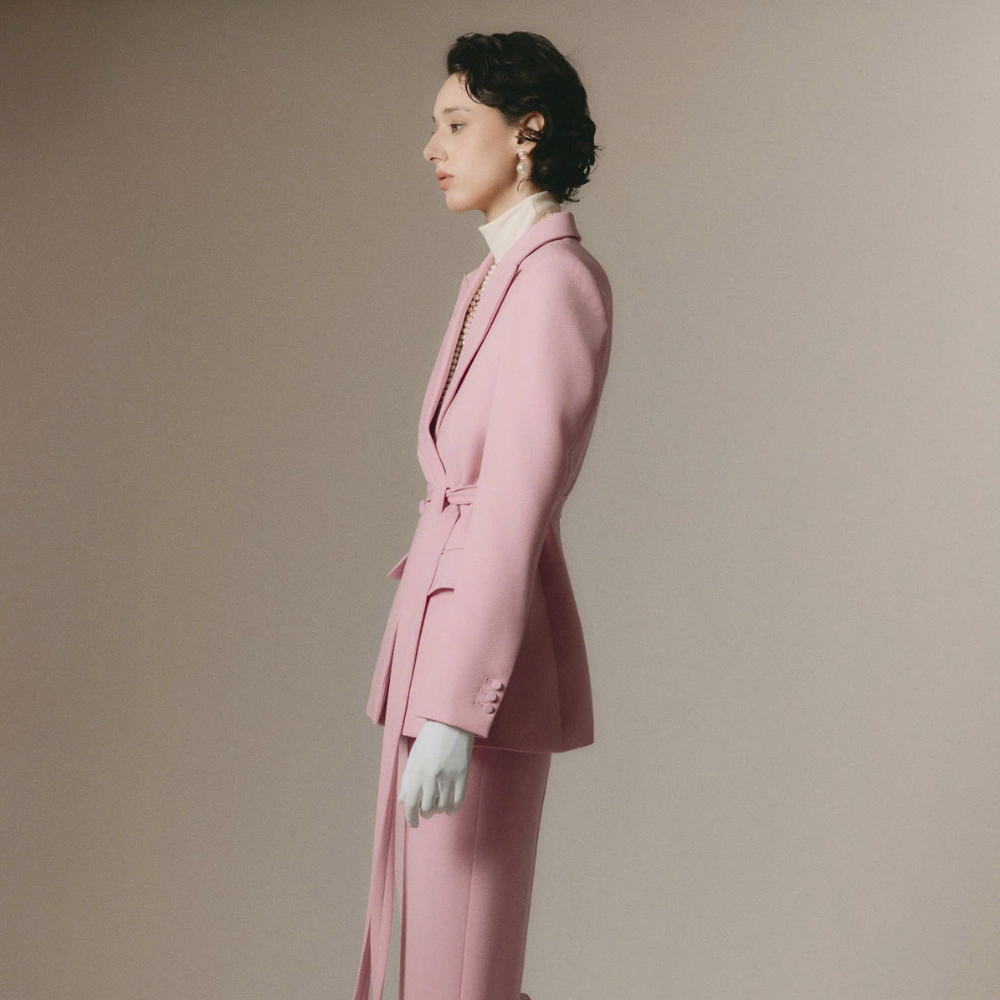 Feel the finesse of luxury clothing with Margot silk pants. Shop Now!