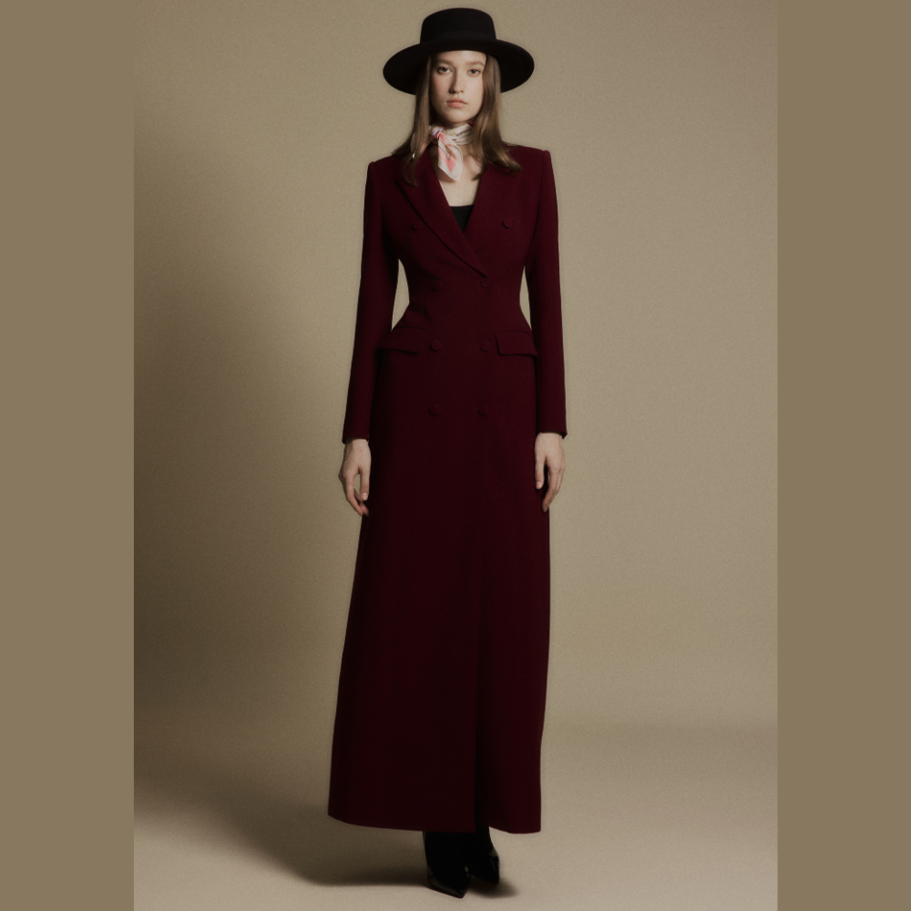 Discover refined style during dress shopping with the elegant Mari Long Structured Suit. Shop Now!