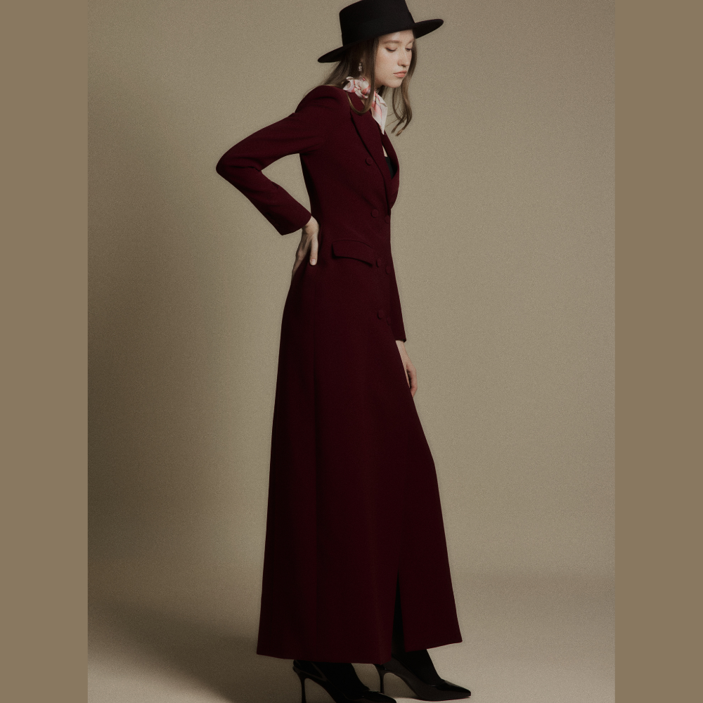 Discover refined style during dress shopping with the elegant Mari Long Structured Suit. Shop Now!