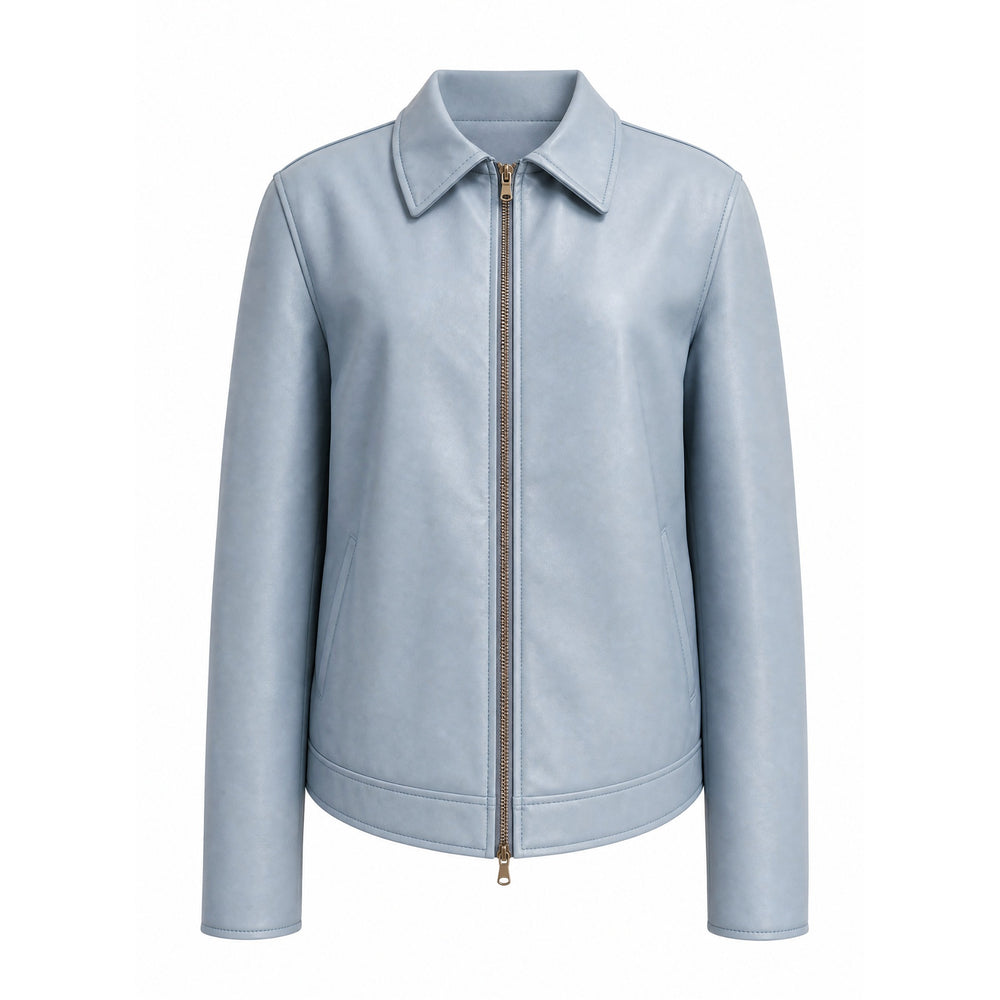 Shop online from our exclusive website and discover the Men's Olive Leather Jacket, crafted from premium plant-based Oleatex® for a modern, animal-free alternative with timeless style.