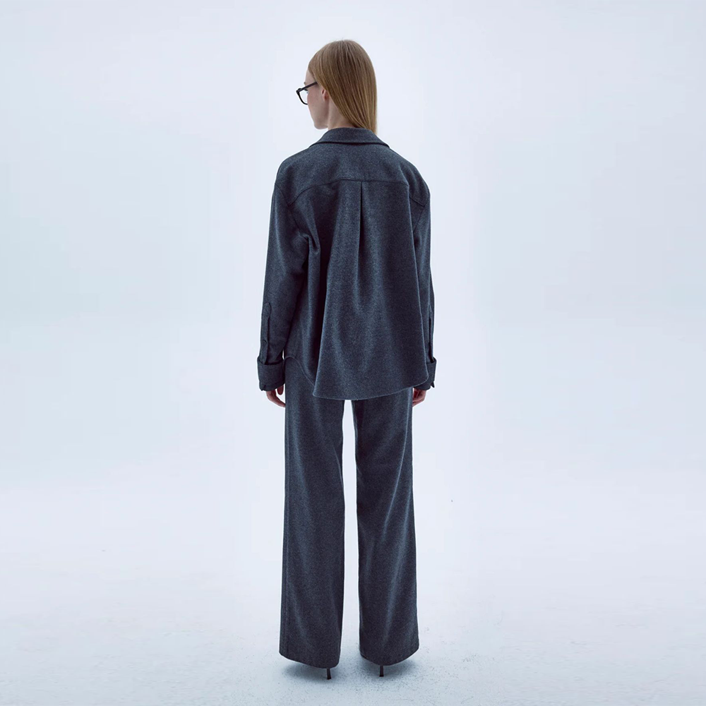 Millie Corduroy Trousers In Gray