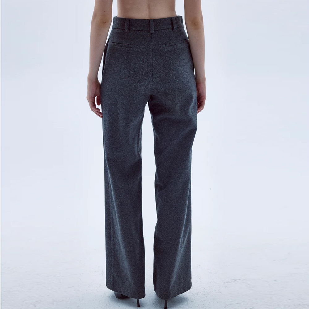 Millie Corduroy Trousers In Gray