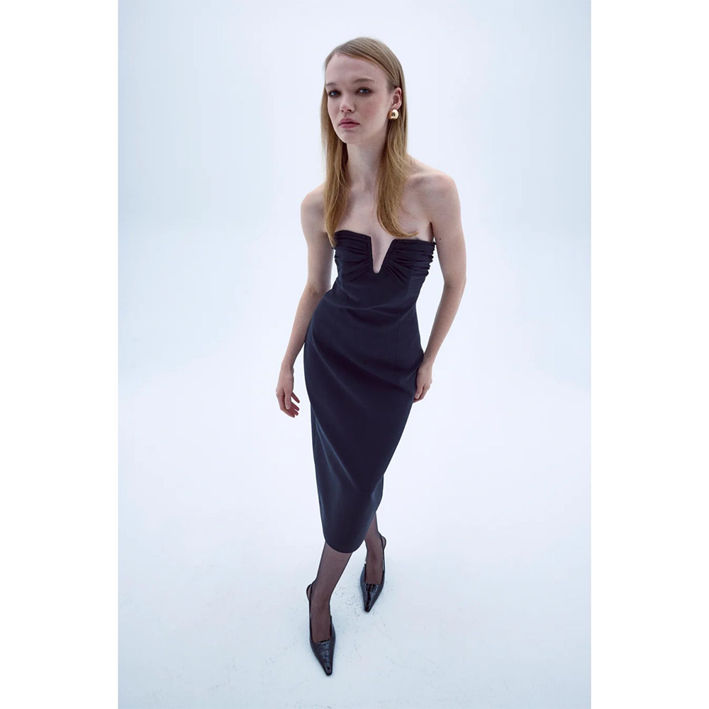 Miora Crepe Midi Dress