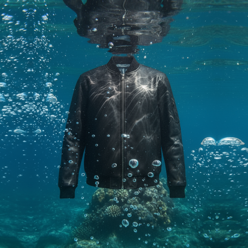 Shop online from our exclusive website and discover the Olive Leather Men's Jacket, crafted from innovative olive leather for a premium vegan alternative with modern style and comfort.