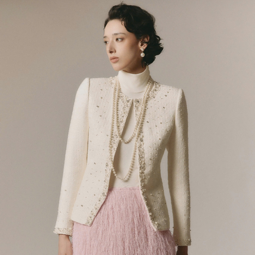 Find Olivia Straight Tweed Jacket in our dress shop edit. Shop Now!