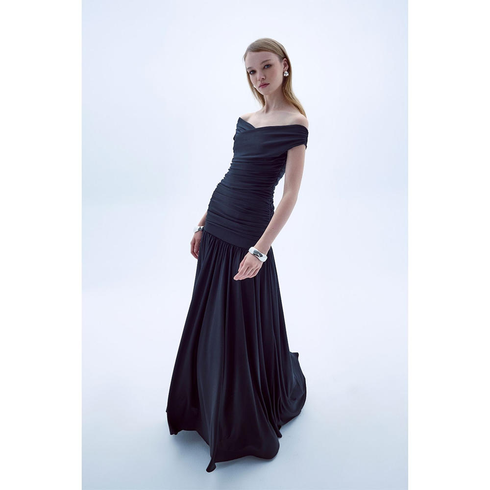 Purley Jersey Long Dress