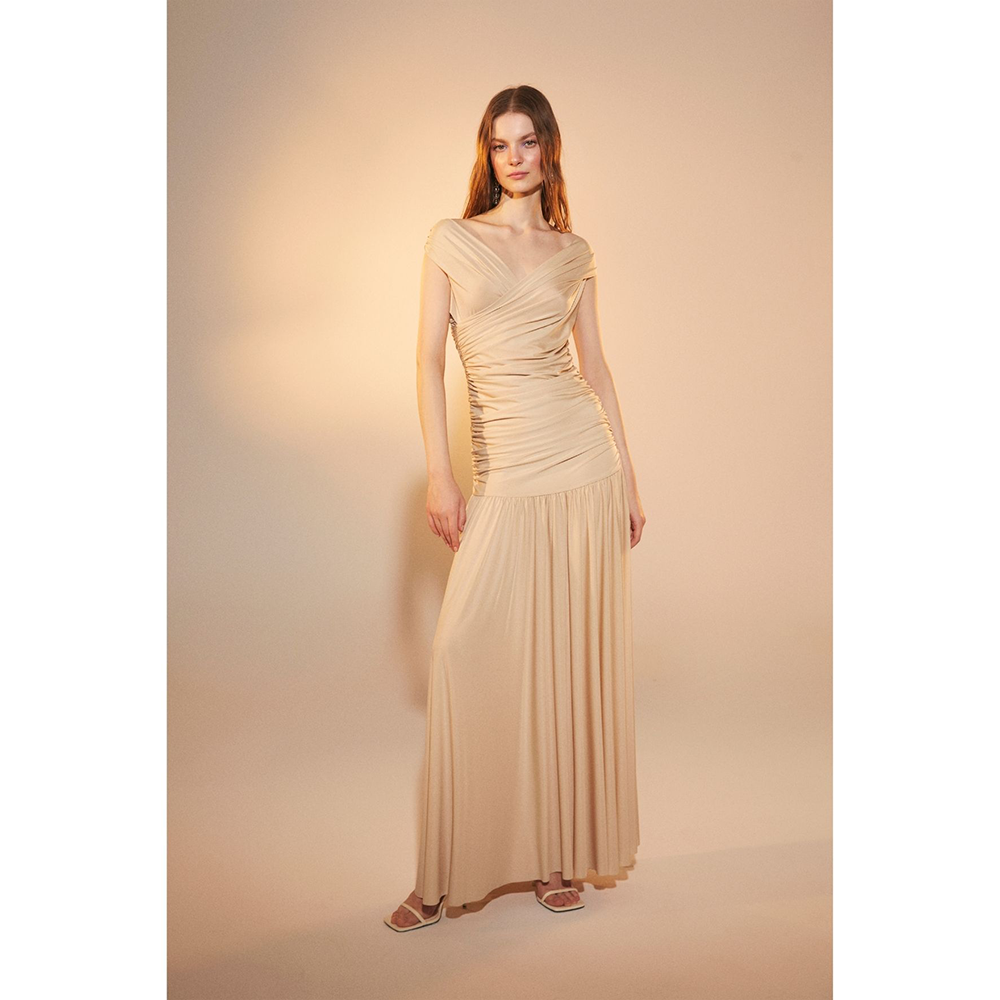 Purley Jersey Long Dress