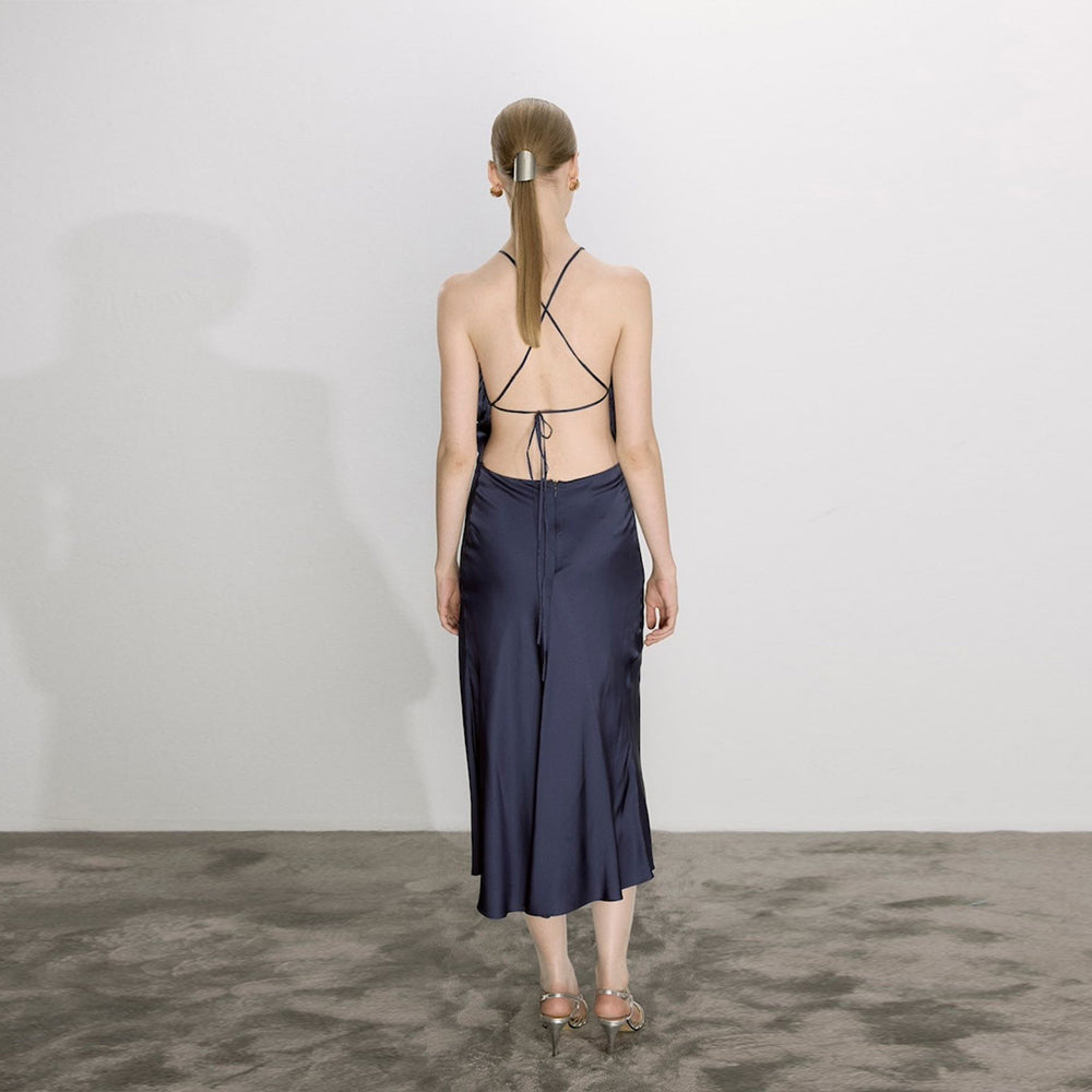 Reese Satin Dress a beautiful designer dress online for chic style Shop Now!