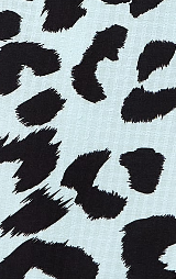 Women's Maxi Dress in Blue with Kimono Sleeves and Tie Waist - Liquorish Animal Print