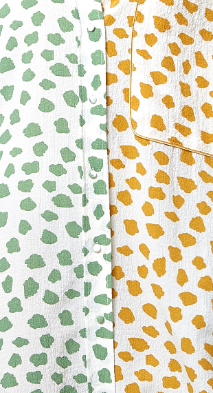 Women’s Midi Dress, Oversized Animal Print Shirt Dress with Black Collar, Short Sleeves, Button-Up Front, Chic and Comfortable Fashion