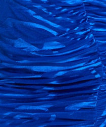 Women's Midi Dress with Sleeveless Design in Royal Blue Zebra Print - Liquorish