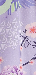 Lilac Floral Off Shoulder Maxi Dress
