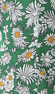 Women's Midi Dress in Floral Print with Short Sleeves and Cut Out Back - Liquorish