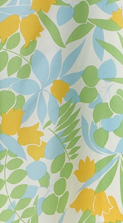 Women’s Mini Dress, Yellow Floral Print, Button Up, Balloon Sleeves, V-Neck, Summer Fashion