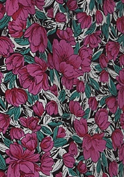 Women's Midi Dress with Long Sleeves in Divine Grace Purple Floral Smock Style by Liquorish