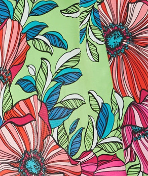 Women's Midi Wrap Dress in Green with Flared Sleeves - Elegant Floral Design by Liquorish