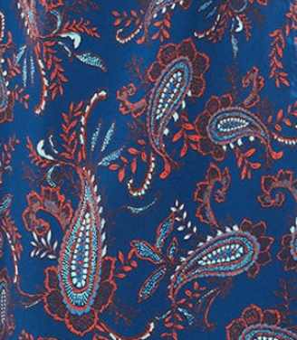 Women's Maxi Dress with Kimono Sleeves and Blue Lace Details in Navy Floral Print - Liquorish