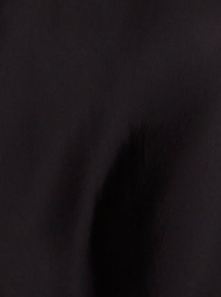 Women's Maxi Dress with Lace Detail, Deep V-Neck, and Flowing Silhouette in Black - Liquorish