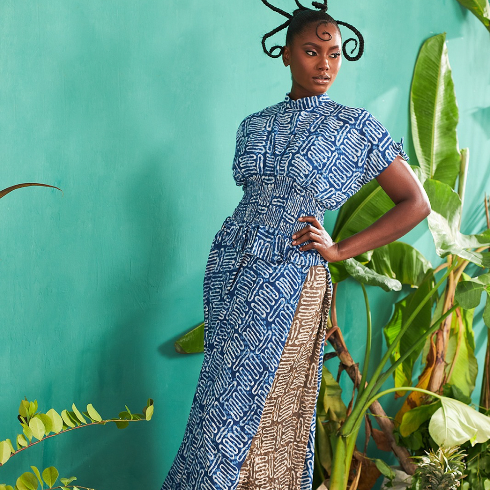 Signature Asymmetric Midi Dress