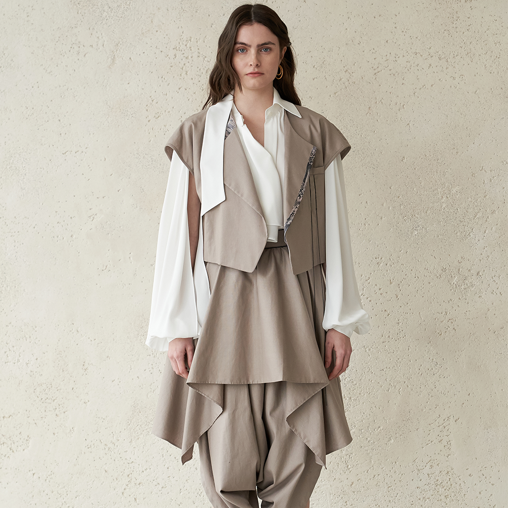 Shop a Silk Color Block Linen Cropped Jacket from our new online shop. Shop Now!