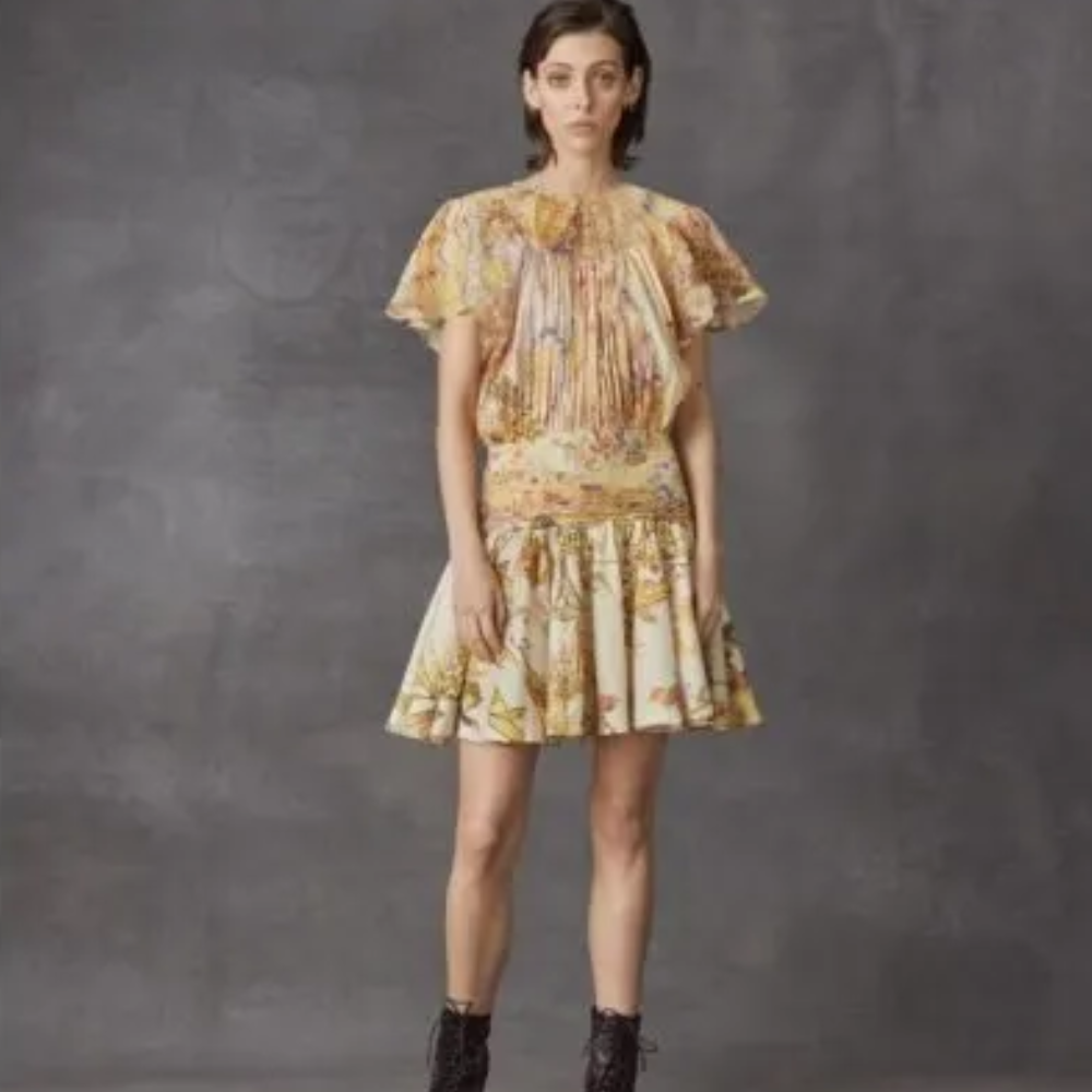 Slik Linen Handkerchief Dress
