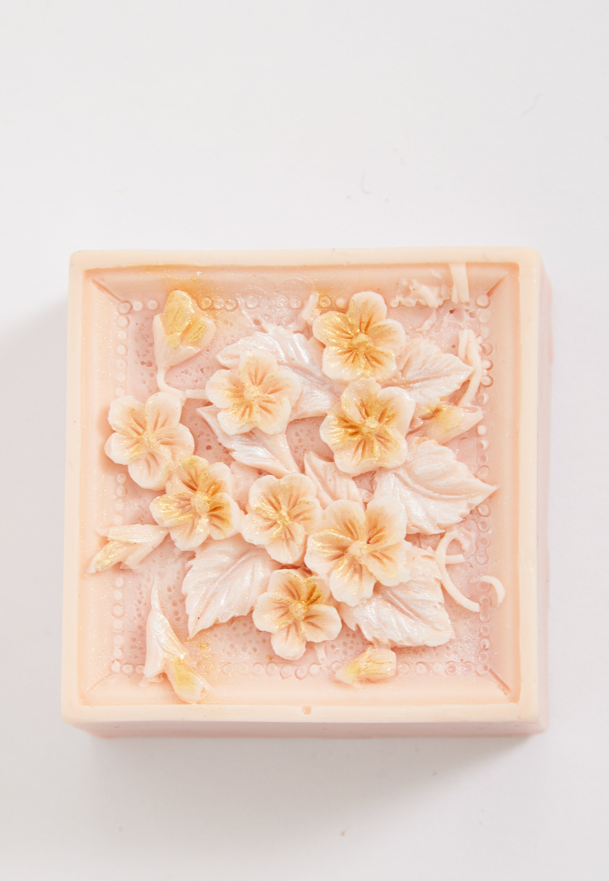 Liquorish Flowers Square Floral Soap Handmade Soap