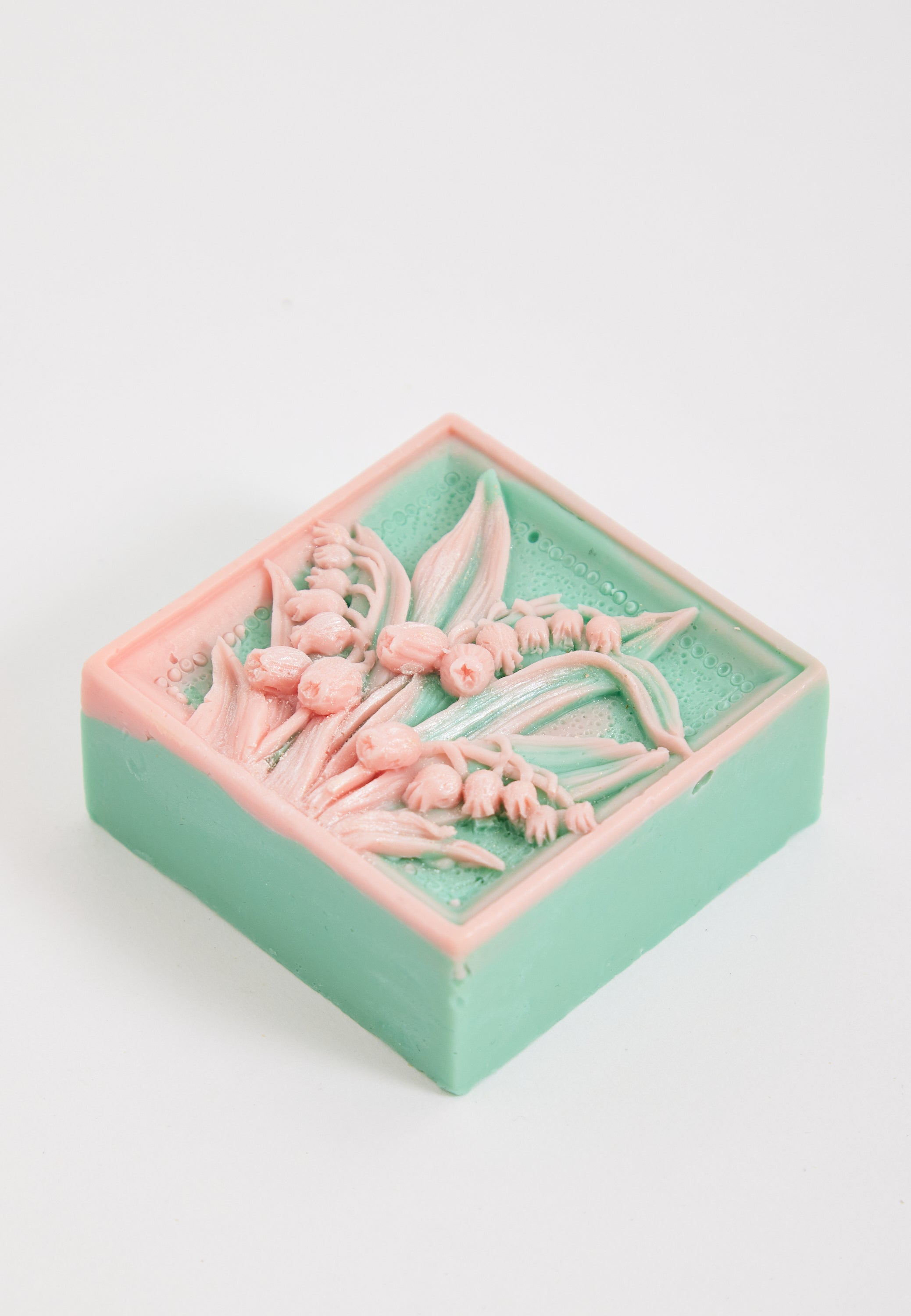 Liquorish Light pink and Blue Lilly Of The Valley Floral Soap Handmade Soap