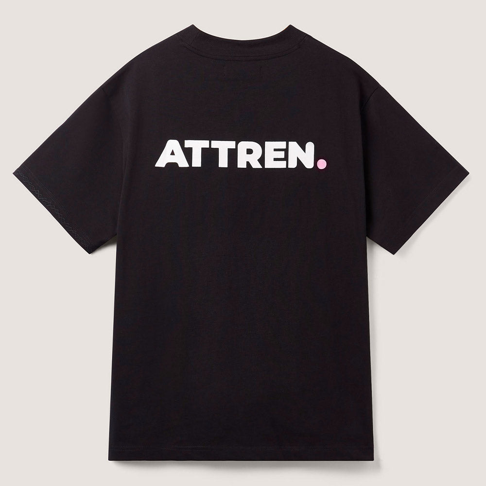 The Oversized Signature Tee Black at clothing store for women. Shop Now!