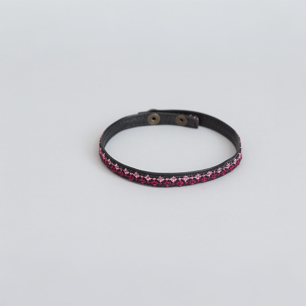 The choker wrap bracelet is a fun accessory that's sure to turn heads.