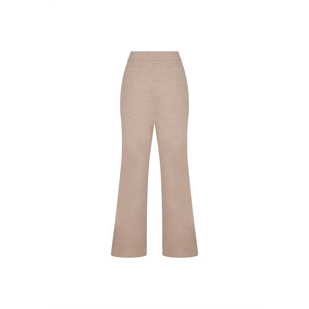 Tina Wool Trousers in Beige