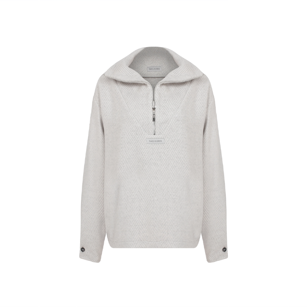 Elevate your style with Travis Wool Zip-Neck Jumper luxury designer dress charm. Shop Now!