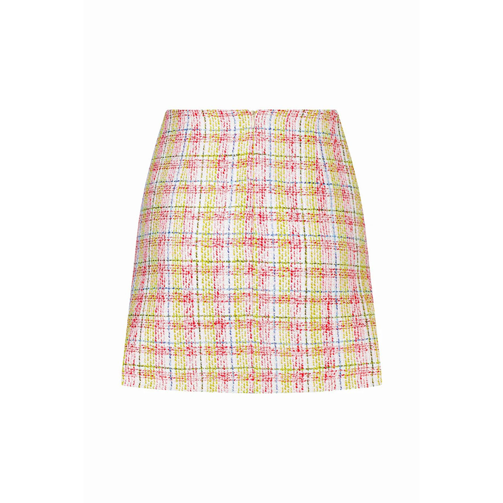 Vance Cotton Tweed A-Line Skirt