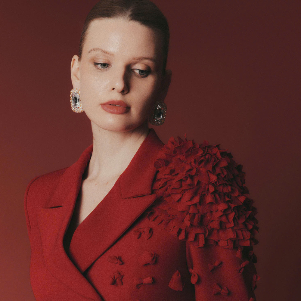 Shop Violeta Silk Blazer in exclusive new collection today. Shop Now!