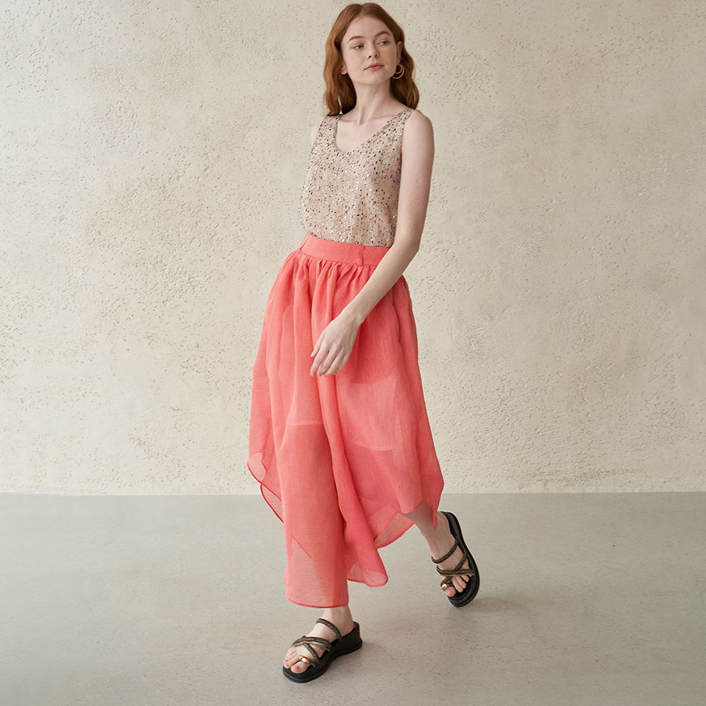 Modern Waves Hem Wide-Leg Culottes for womenswear online. Shop now!