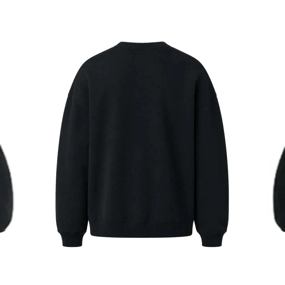 Shop online from our exclusive website and discover the Whale Organic Black Sweatshirt, crafted from 100% organic cotton fleece with a signature whale print for sustainable comfort and everyday style.