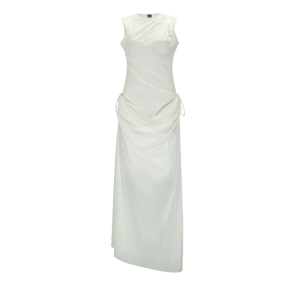Luxe designer clothes in White Body Dress. Shop Now!